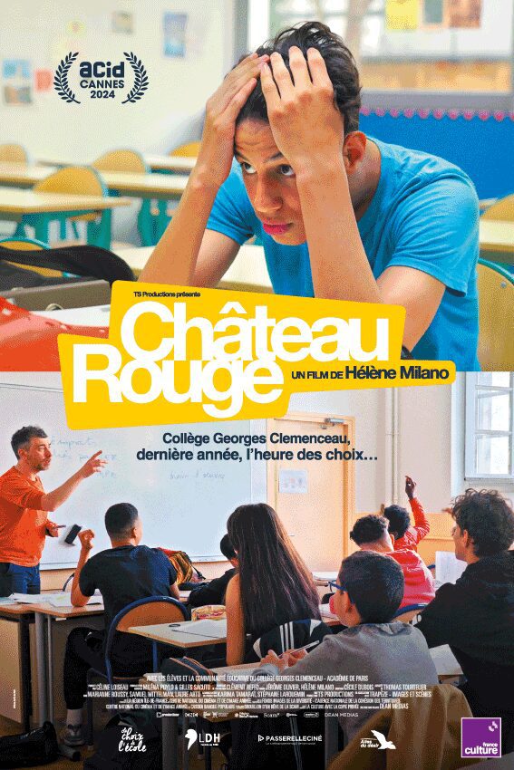 affiche château rouge